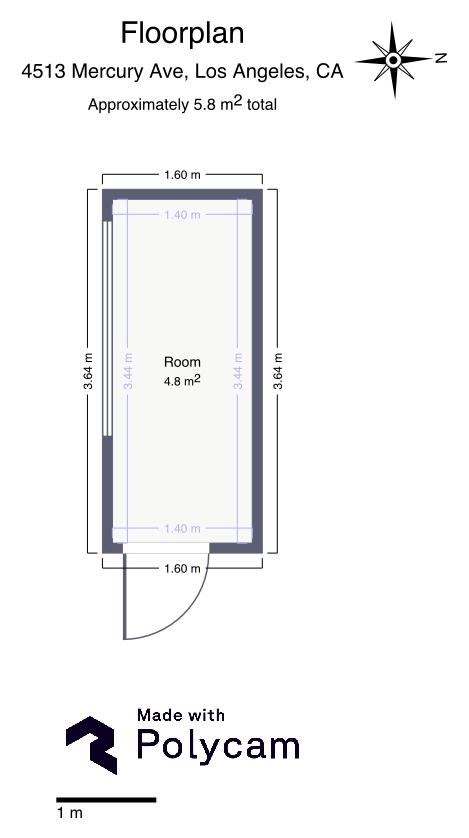 Foyer and entrance floor plan from the July 2026 scan